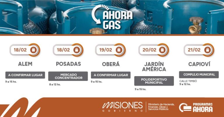 cronograma ahora gas 2