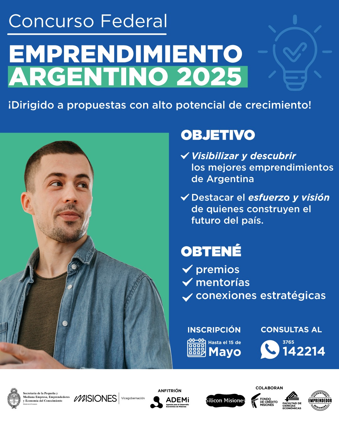Convocan a emprendedores misioneros a participar del Concurso Federal Emprendimiento Argentino 2025 1 WhatsApp Image 2025 05 07 at 09.11.14